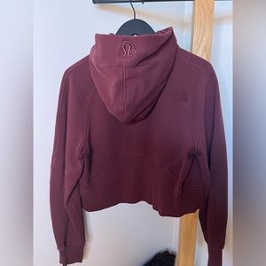 Lululemon Oversized Scuba Hoodie Half-zip XS/S Red Merlot